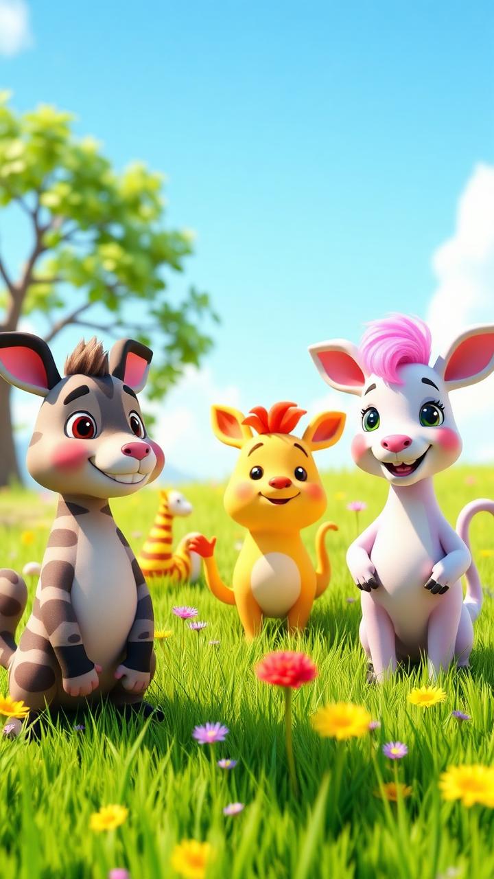 Kids Animation short-form video style